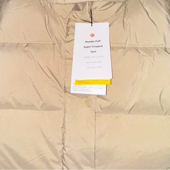 🍋Lululemon 🍋Wunder Puff
Super-Cropped Vest in Trench | NWT | size 8 - Picture 2 of 2